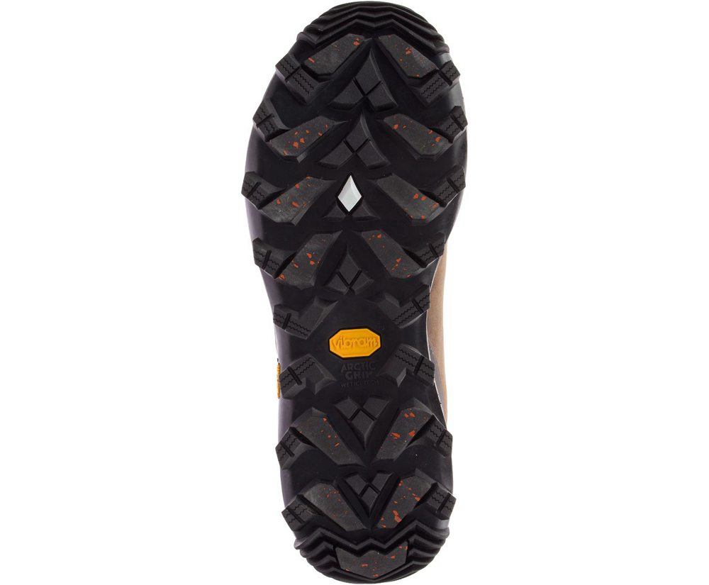 Merrell Hiking Boots Brown - Thermo Glacier Mid Waterproof - Mens 12AKQJRPG